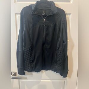 Tangerine women’s Black Lightweight athletic Jacket